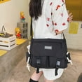 Bxingsftys Kawaii Large Messenger Bag Teenage Aesthetic Nylon