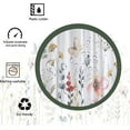 thumbnail image 5 of Stall Shower Curtain,36x72 inch RV Bathroom Shower Curtains Set with Hooks,Colorful Watercolor Floral Bath Curtain,Waterproof Fabric, 5 of 6