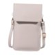 thumbnail image 5 of cruzado para teléfono para mujer, cruzado para mujer, , correa de hombro de con ranuras para tarjetas, Gris Salvador Monedero de hombro, 5 of 6