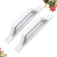 thumbnail image 2 of Haqieyen 2PCS Heavy Duty Barn Door Handle for Sliding Wooden Gate (White), 2 of 5
