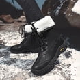 thumbnail image 4 of Zapatos Encaje Ternero Botas Pato Invierno Nieve para Mujer Floja Pieles Al Aire Libre, 4 of 9