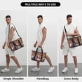 thumbnail image 7 of Kowoue Bluey Pattern Hand Travel Bag, Waterproof Weekender Bag Carry On Tote Bags , Sport Gym Bag for Men, Hospital Bag for Labor and Delivery, 7 of 7