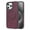 Winered, variant on ELEHOLD Case for iPhone 11, Shockproof Slim Magnetic Leather Case, Compatible with MagSafe Accessories,Winered
