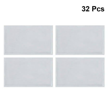 LEORX Plastic Pouches Self Adhesive Bag Transparent 32Set