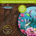 thumbnail image 3 of Briarwood Lane Springtime Hummingbirds Cast Iron/Glass Plant Stand, 3 of 5