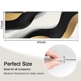 thumbnail image 5 of Black White Marble Gold Wave Pattern Kitchen Rug Mat,Kitchen Runner Rugs Non Skid Washable,Decorative Kitchen Floor Mats for Kitchen,Sink,Laundry,17"X47", 5 of 5