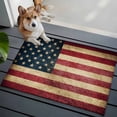 thumbnail image 3 of 4th of July Entryway Rug 2'x3'&nbsp; Non Slip Front Door Mats, Independence Day Farmhouse American Flag Entrance Rugs Indoor Outdoor Carpet, Washable Floor Mats Small Area Rug for Bedroom Kitchen, 3 of 8