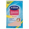 4 Pack - Dr. Scholls Moleskin Plus 4 5/8-Inch X 3 3/8 Inch Padding 3 Each