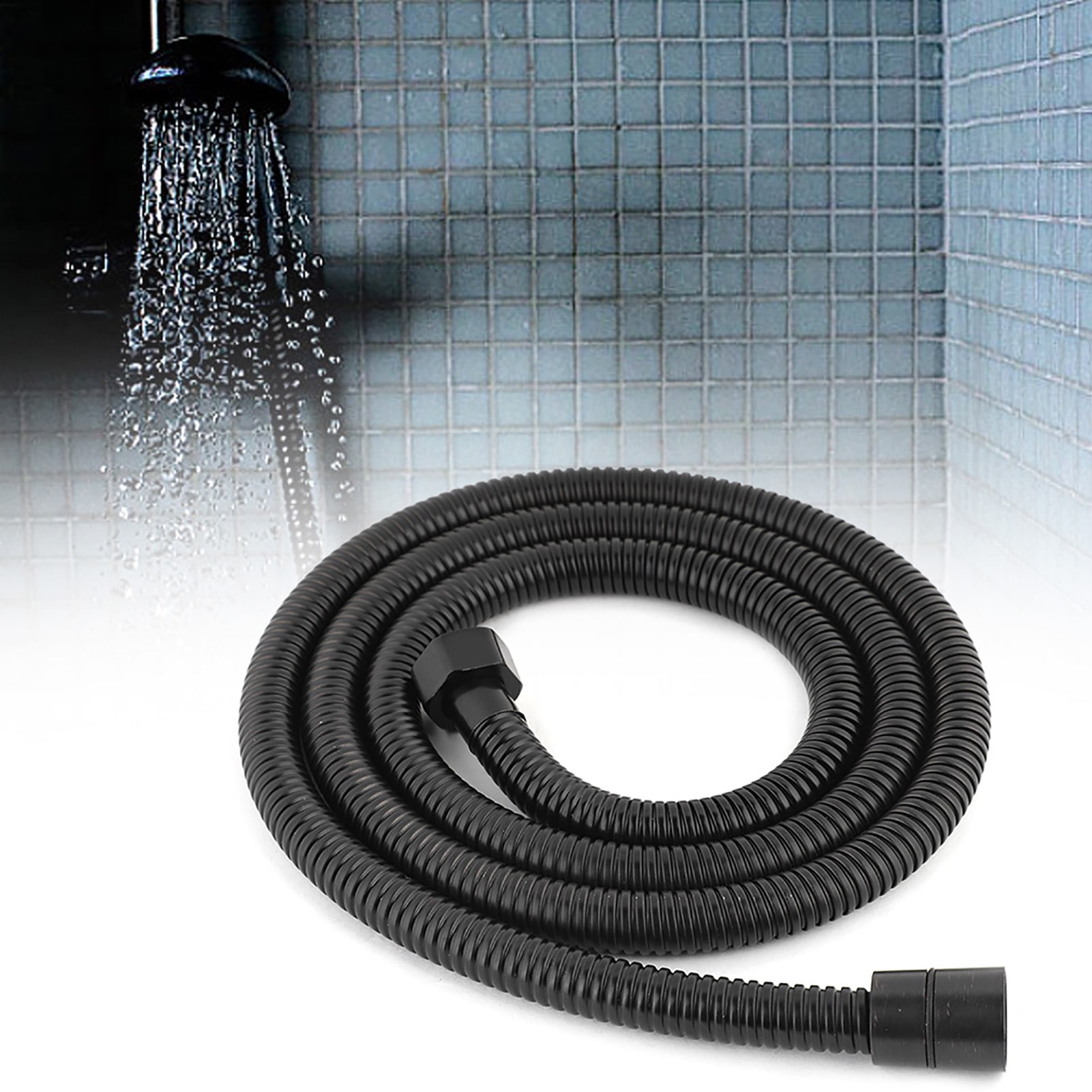 Shower Hose Attachment For Shower Head, 59 Inch Extra Black Waterproof