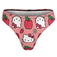 thumbnail image 4 of Hello Kitty Women's Breathable Seamless Thong Panties No Show Underwear, 4 of 7