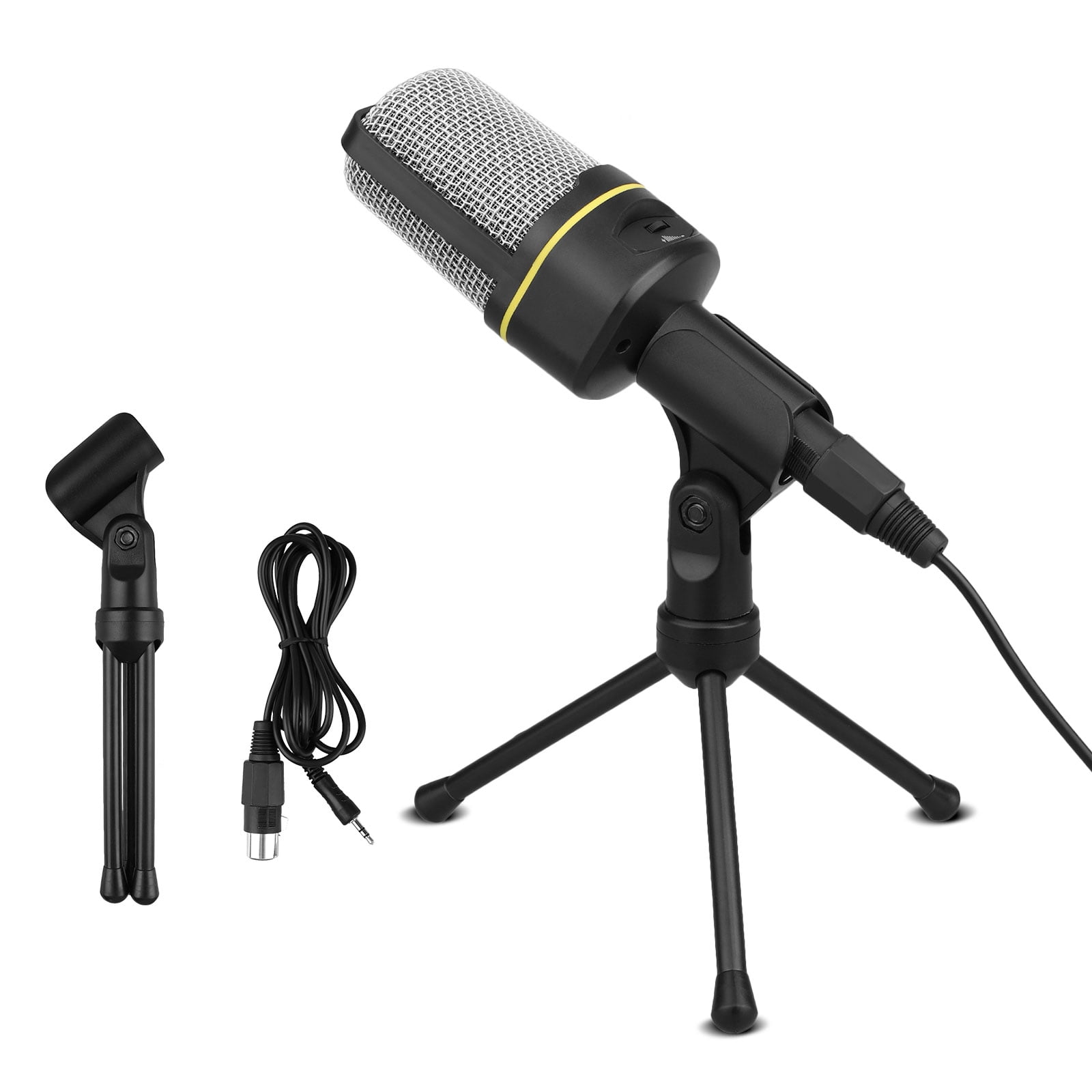 EEEkit PC Microphone Portable Condenser Microphone 3.5mm Plug & Play