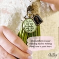 thumbnail image 6 of Bridal Bouquet Photo Charm Sister Beside Me Wedding Memorial Picture Jewelry, 6 of 9