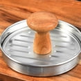 thumbnail image 1 of FONWILYO Presse-Gril à Burger en Acier Inoxydable Design Simple Outil de Cuisson 1 Pcs, 1 of 8