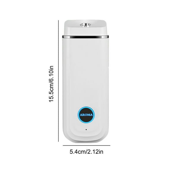 Momihoom Portable Waterless Aroma Diffuser, USB Rechargeable Essential Oil Nebulizer for Home, Office & Car Fragrance