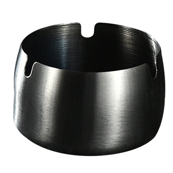 Stainless Steel Ashtray Metal Cigarette Cigar Smoking Ashtray for Outdoor Home Office