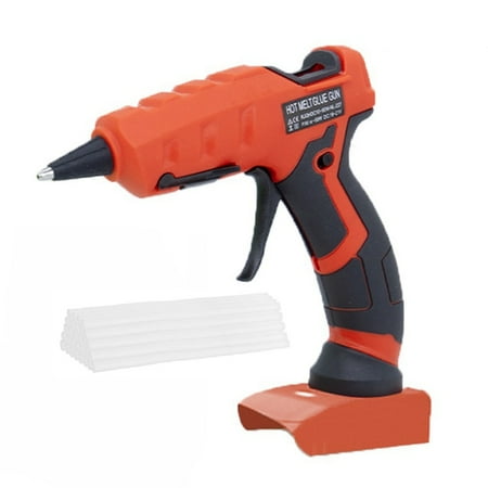

40W Hot Glue- for 18V Battery Cordless Glue- for DIY Electric Heat Repair Tool with 30Pcs Glue-Stick
