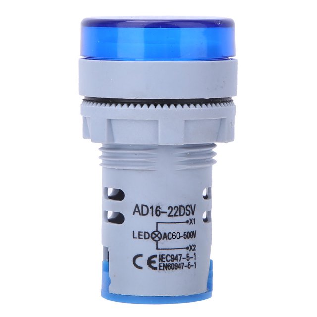 AD16-22DS, Digital Display LED Display Voltmeter, Widely Use Convenient Super Bright Durable Test Benches Machine Tools Mechanical Equipment For Lathes White,Blue,Green,Red,Yellow