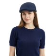 thumbnail image 2 of Minzimin Men Women's Beret Hat, Summer Mesh Breathable Newsboy Cap Adjustable Cabbie Hat with Buckle, 2 of 8