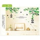 thumbnail image 4 of Vinil Decorativo Arbol con Ramas y Pajaros en Jaulas Estancia Sala Dara Baby VinDe069, 4 of 5