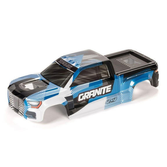 ARRMA GRANITE 4X4 Clipless Painted Decaled Trimmed Body Blue/Black ARA-1621