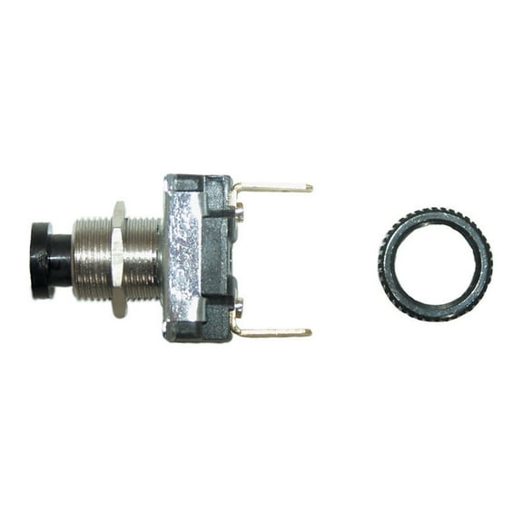 Sierra MP39680 Button - Black, MOM On-Off SPST