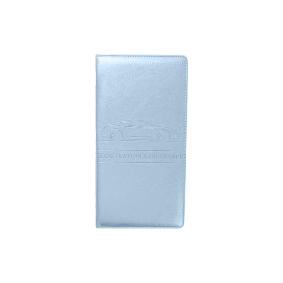 Car Document Holder,Driver License Registration Wallet Organizer with Scratch Resistant Design Compact Storage Case,Vehicle Glove Box Card Folder for Insurance Papers ID Business Cards-D