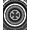 Black White, Pattern 3, variant on ODIKA Disc Record Radiating Rings Musical Theme Round Shaped Music Pet Friendly & Kids Safe Play for Playroom, Bedroom, Reading Nook