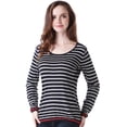 thumbnail image 4 of Richie House Women's Striped Pullover Sweater RH2052-L, 4 of 6