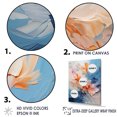 thumbnail image 3 of Designart "Whispering Breeze In Beige And Blue" Abstract Impressionism Floater Framed Canvas Prints, 3 of 5