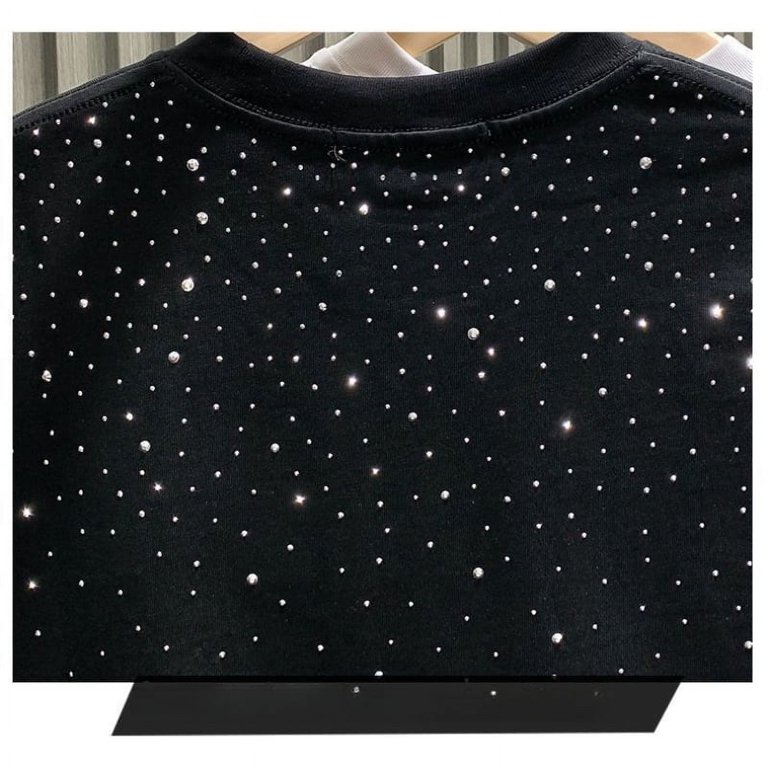 Tシャツ・カットソー AAKAM Rhinestone Graphic Raglan Half Top 5SH065 Holographic T-Shirt | JASON BRICKHILL