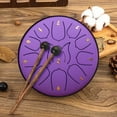 thumbnail image 5 of Hand Drum For Adults Under $5! Yannianjz Hand Drum, 6 Inch 11 Tone Steel Tongue Drum, Zen Drum for AdultskidsBeginners, Meditation Instrument with Bag Sticks, Portable for Music Therapy, Relaxation, 5 of 5