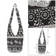 thumbnail image 5 of Bolso Bandolera Hippie Sunnimix Algodón Bohemio Hobo Sling Bag Messenger Negro Monedero de hombro hippie tailandés, 5 of 8