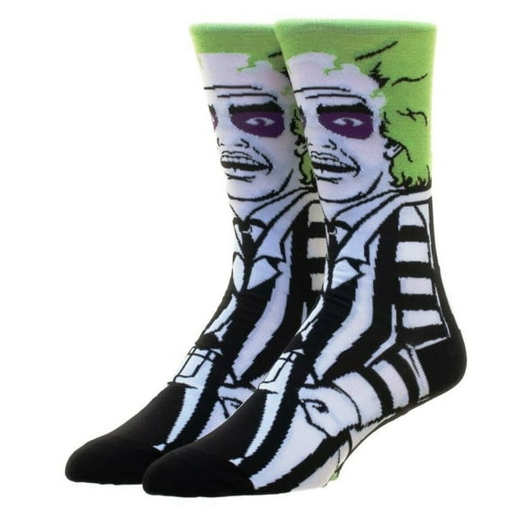 Beetlejuice Character Crew Socks