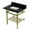 Black Granite / Brushed Brass, variant on Kingston Brass KVPK3030KBSQB5 Templeton 30" Black Granite Console Sink with Brass Legs and Shelf (8-Inch, 3-Hole), Black Granite/Oil Rubbed Bronze