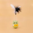 thumbnail image 4 of Wobbling Cat Toy, Wobbling Interactive Cat Toy with Feather Built in Mint Ball Relieve Boredom Interesting Interactive Teaser Cat Toy for Engaging Play, 4 of 8