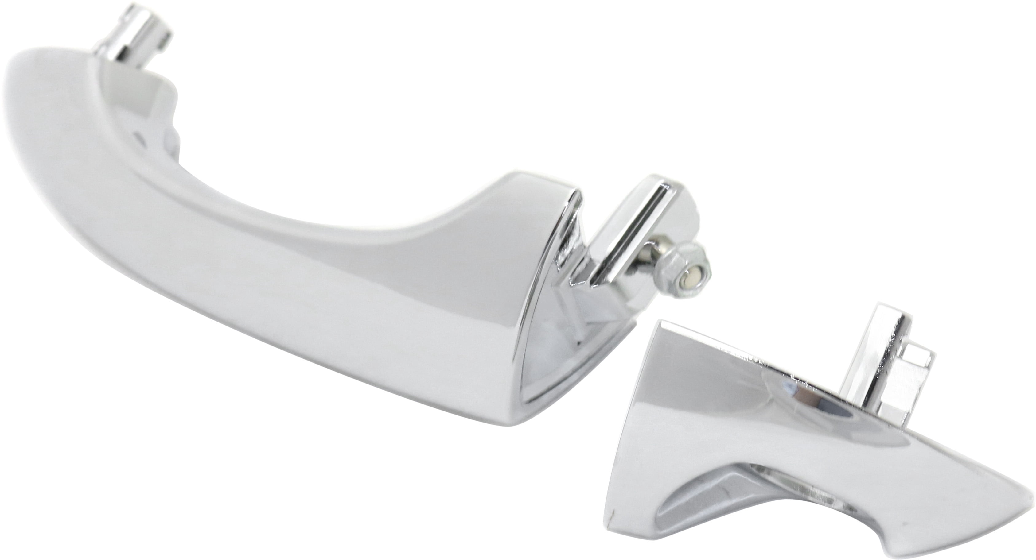 Replacement REPB462192 Exterior Door Handle Compatible with 2000-2006 BMW X5 Front, Left Driver Chrome