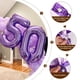 thumbnail image 5 of Globo número 60 Enyeopd de 1 m para decoración de fiesta, color morado, 5 of 5