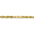 thumbnail image 4 of Primal Gold 14 Karat Yellow Gold 4.75mm Semi-Solid Rope Chain, 4 of 7