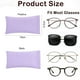 thumbnail image 2 of Estuche superior para gafas de sol con bolsa para 3 gafas, estuche portátil para gafas, cuero de PVC, 18*9,5 cm, 2 of 5