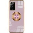 thumbnail image 2 of for Galaxy Note 20 Ultra Ring Holder Case Sparkle Plating Case for Women 360 Rotation Kickstand Support Car Mount Shockproof Bumper TPU Cover Case for Samsung Galaxy Note 20 Ultra 5G-Purple, 2 of 13
