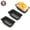 Dark Gray, variant on HONGBAKE 3 Pack Super Mini Loaf Pans with Diamond-Texture, 6 x 3.3 x 2 Inch Mini Bread Pans Set, Nonstick Small Banana Bread Loaf Pans, Heavy Duty Small Baking Pans for air fryer, Dark Gray
