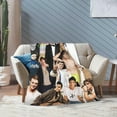 thumbnail image 5 of Blanket Soft and Comfortable Warm Fleece Jacob Elordi Throw Blankets Beach blanket Decoration Gift for Decor Living room dormitory Picnic Yoga Sofa Bed Camping Travel All Season, 5 of 6