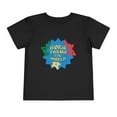 thumbnail image 2 of Bella+Canvas Toddler Born To Run The World Short Sleeve Tee, 2 of 3