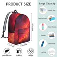 thumbnail image 5 of Colorful Starry Sky and Universe Backpack for School, Cute School Bag with Adjustable Shoulder Straps and Padded Back, 15.7"x11.8"x5.5", 5 of 5