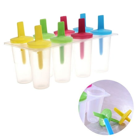 

tooloflife 8 Freezer Ice Cream Ice Pop Maker Mold Popsicle Mold Dessert Frozen Cake Treats