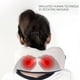 thumbnail image 4 of Back, Neck Massager With Heat, Massage Pillow Gifts For Men & Women, Shiatsu Back, Kneading Shoulder,Massage At Home, Car, 4 of 9