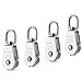 thumbnail image 3 of Nxtop Stainless Steel Wire Rope Crane Pulley Block M25 Lifting Crane Swivel Hook Single Pulley Block Hanging Wire Towing Wheel 4Pcs, 3 of 4