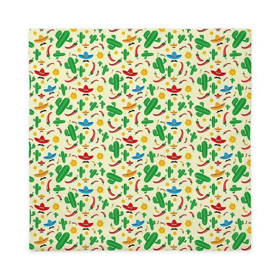 CafePress - Cactus Pattern - Queen Duvet