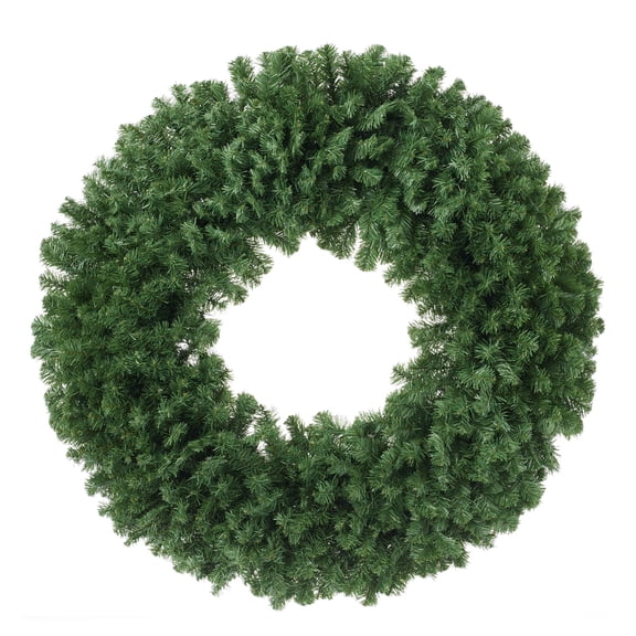 Casafield 48 Inch Artificial Green Fir Christmas Wreath Indoor/Outdoor Holiday Décor