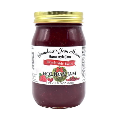 (Price/CASE)Grandma's Jam House Homestyle Holiday Jam 12/16oz, 570322